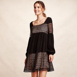 Anthropologie black dress US 12 by Floreat